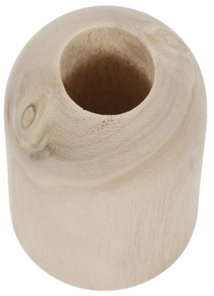 Dekoracja, wazon drewniany Pure