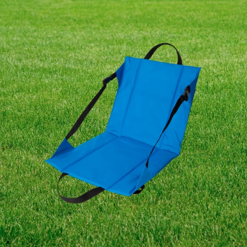 Turystyczne składane krzesło VENTO 38 cm, niebieskie