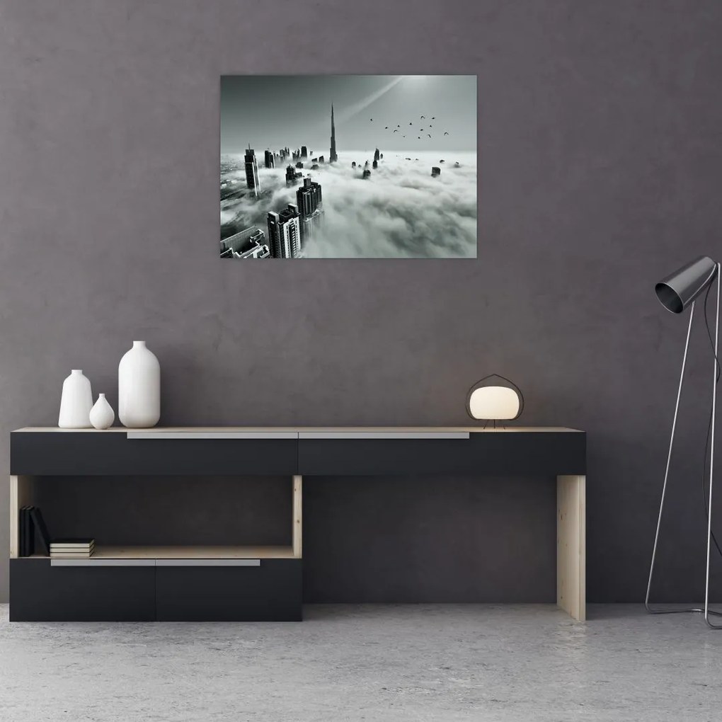 Obraz - Wieżowce w Dubaju (70x50 cm)
