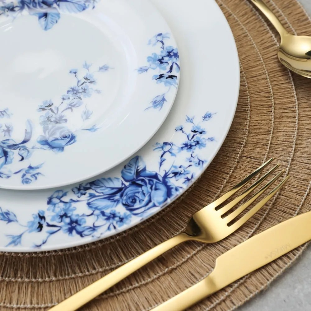 Sztućce 16 szt. ze stali nierdzewnej w kolorze złota Diseno – Mikasa