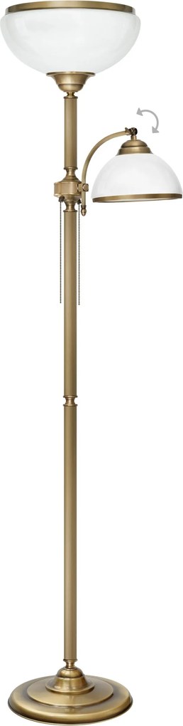 Lampa podłogowa z mosiądzu R-P2
