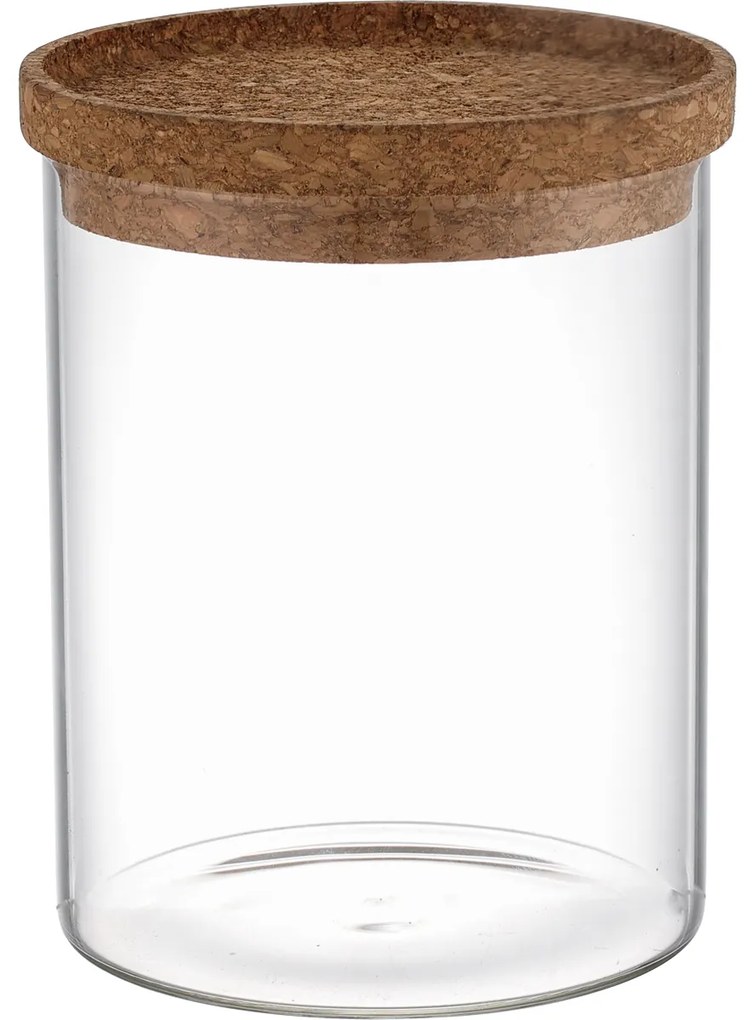4Home Szklany pojemnik do żywności z pokrywką Cork, 650 ml, 650 ml