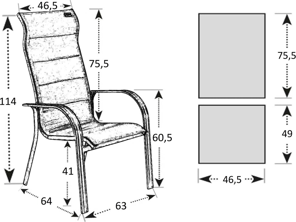 Doppler FIRENZE MIAMI ogrodowy zestaw wypoczynkowy 6+1 szary