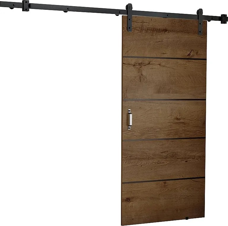 Drzwi przesuwne LOFT LORNI 70 jesion ciemny