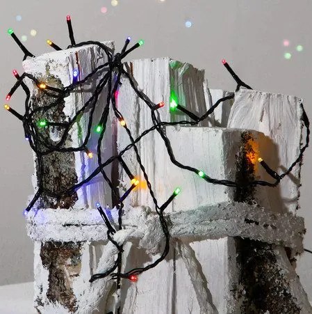 Lampki choinkowe Micro-LED z kolorowym światłem