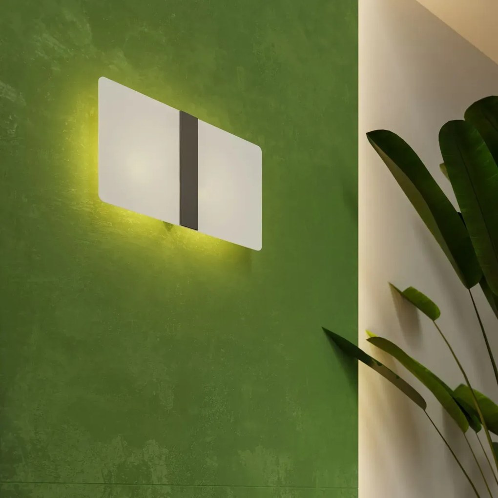 Kinkiet AZALIA szklany biały SOLLUX LIGHTING