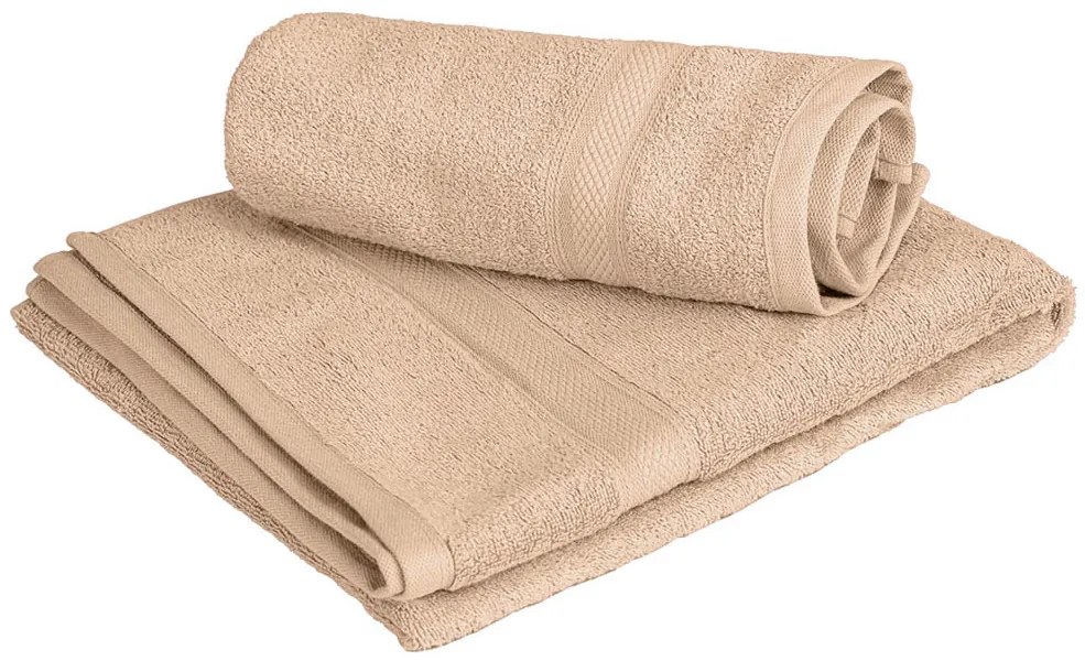 Ręcznik CLARYSSE ELEGANCE 60x110 cm piaskowy, 100% bawełna