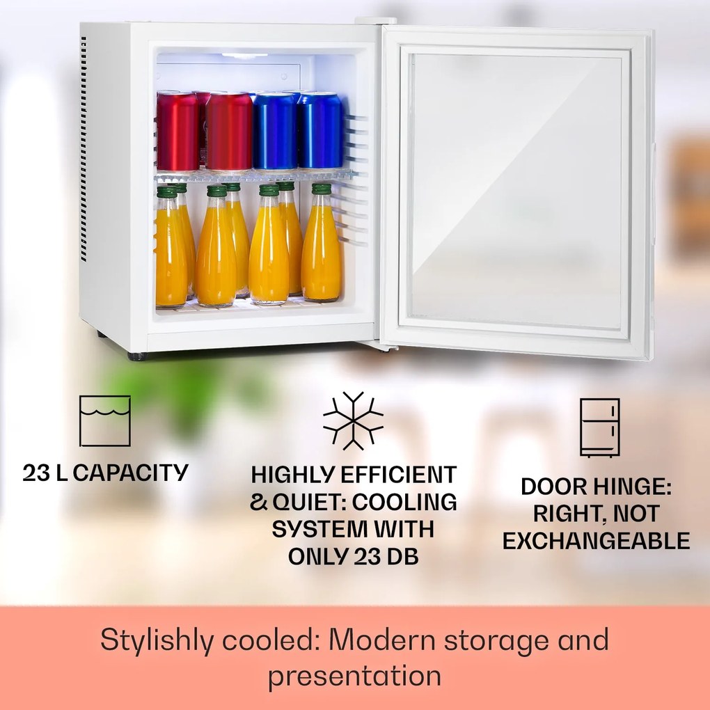 Klarstein Brooklyn 47.5cm 23L Lodówka na Napoje Biały