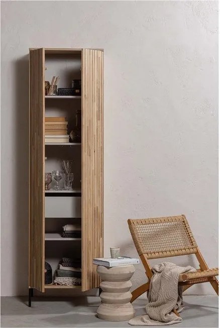 Składany fotel ogrodowy z modrzewia syberyjskiego WOOOD Lois