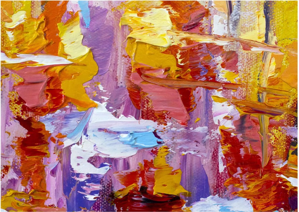 Obraz na szkle - Malarstwo olejne (70x50 cm)
