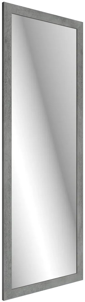 Nowoczesne wiszące lustro beton E6-C20