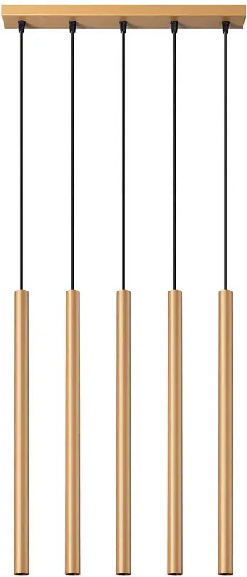 Złota lampa wisząca sople nad wyspę - A381 E9-R60