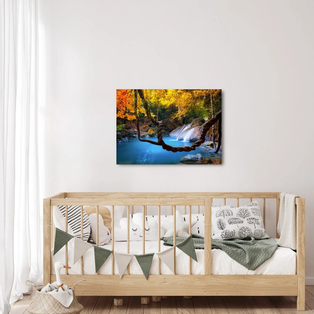 Obraz - Wodospady w Azji (70x50 cm)
