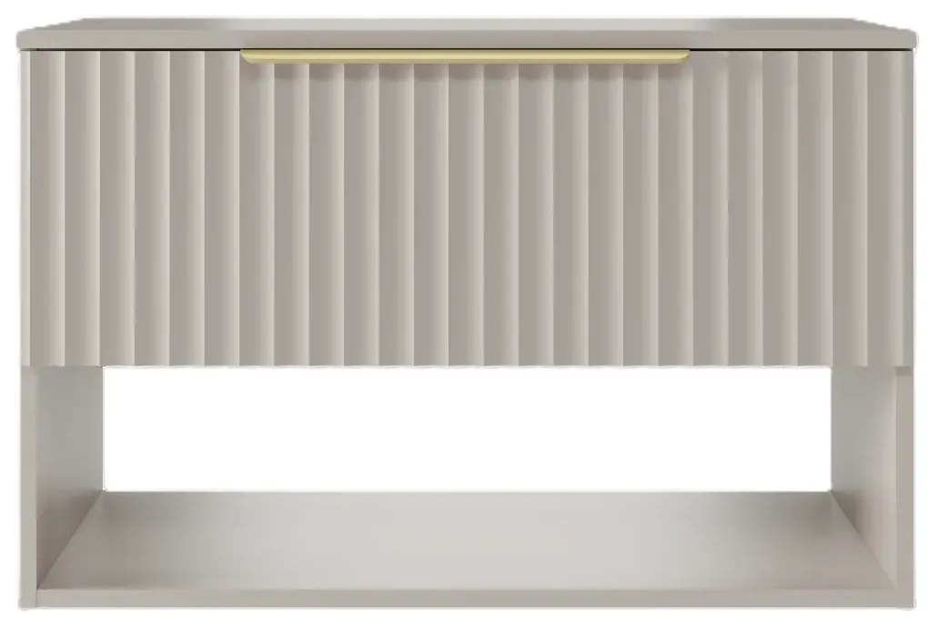 Szafka pod umywalkę nablatową TIBU 2.0 1S 80cm kaszmirowa STRAMA