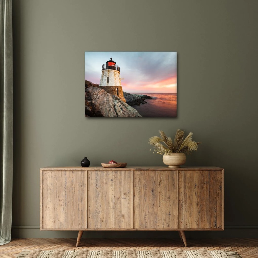 Obraz - Latarnia morska Castle Hill (70x50 cm)
