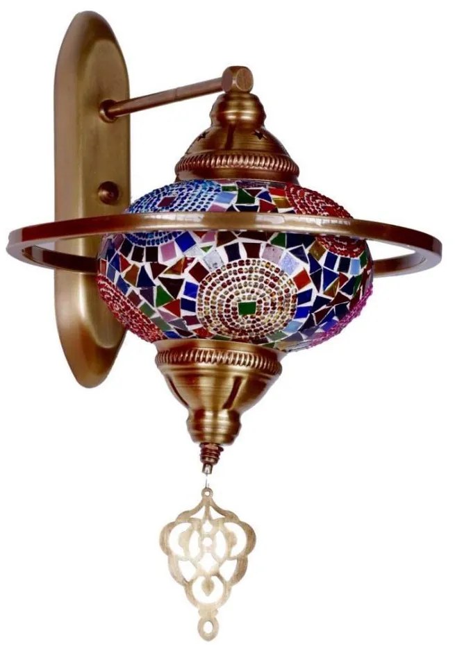 Kinkiet YENI 1xE27/40W/230V brązowy