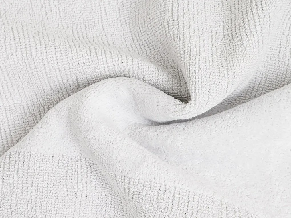 Zestaw ręczników CARRARA 1 szt. 60x100 cm i 1 szt. 40x55 cm 100% bawełna, biały