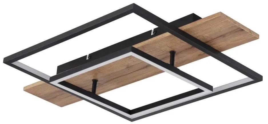 Globo 67289D - ściemnialna lampa sufitowa LED VANNI LED/24W/230V brązowa/czarna