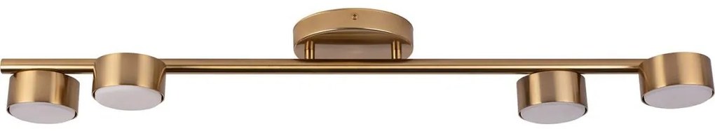 Oświetlenie punktowe PUNTO 4xGX53/12W/230V złote