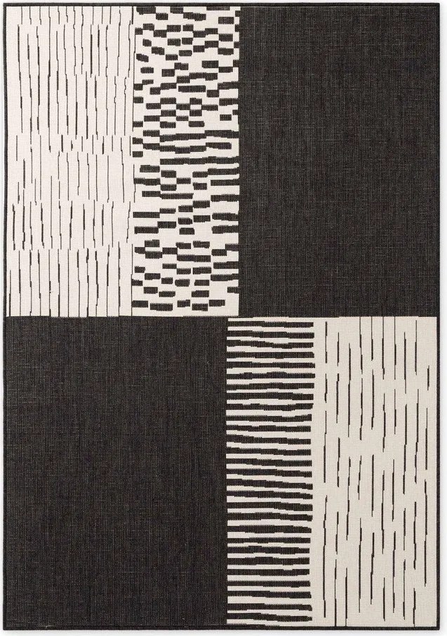 Czarno-kremowy dywan odpowiedni na zewnątrz 120x170 cm Haringey Acacia – Ted Baker