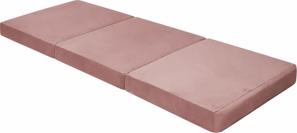 Materac 180/60 + Torba składany turystyczny tkanina Welur : Kolor tkaniny - VELVET - MG58, Rozmiar - 180/60/10, Typ tkaniny - Velvet