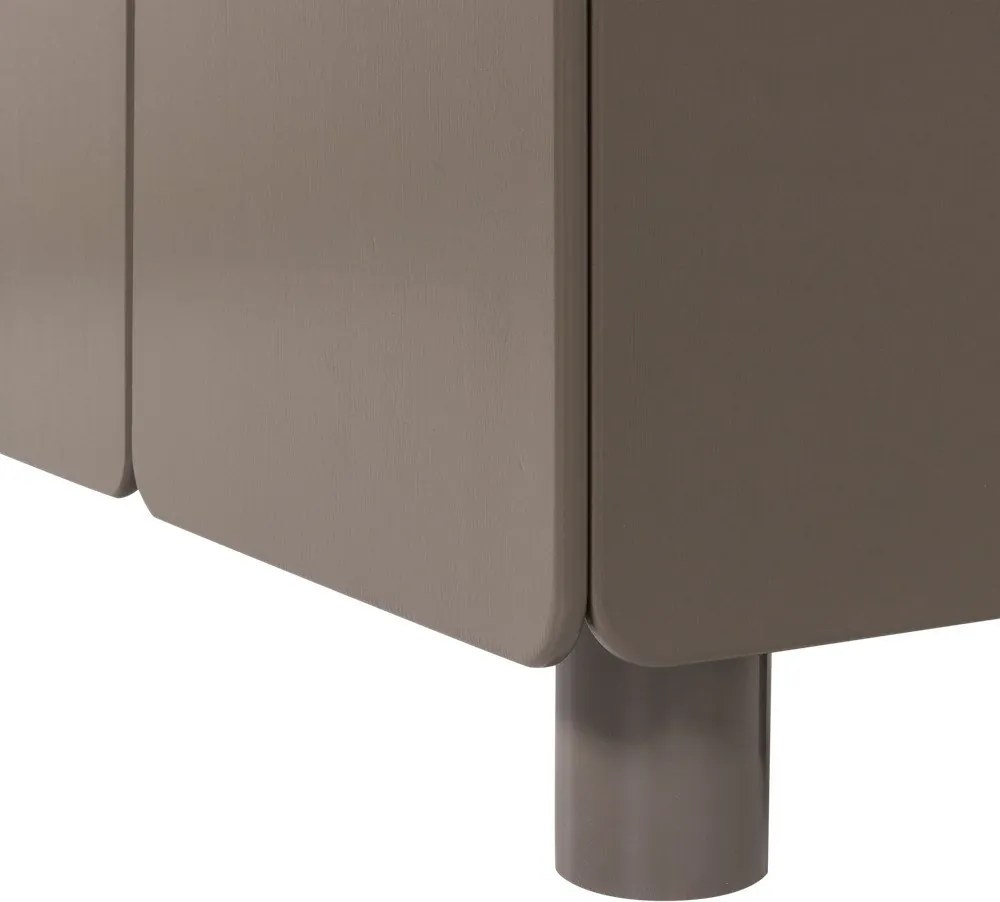 Brązowa komoda z litego drewna sosnowego 200x85x45 cm Root – WOOOD