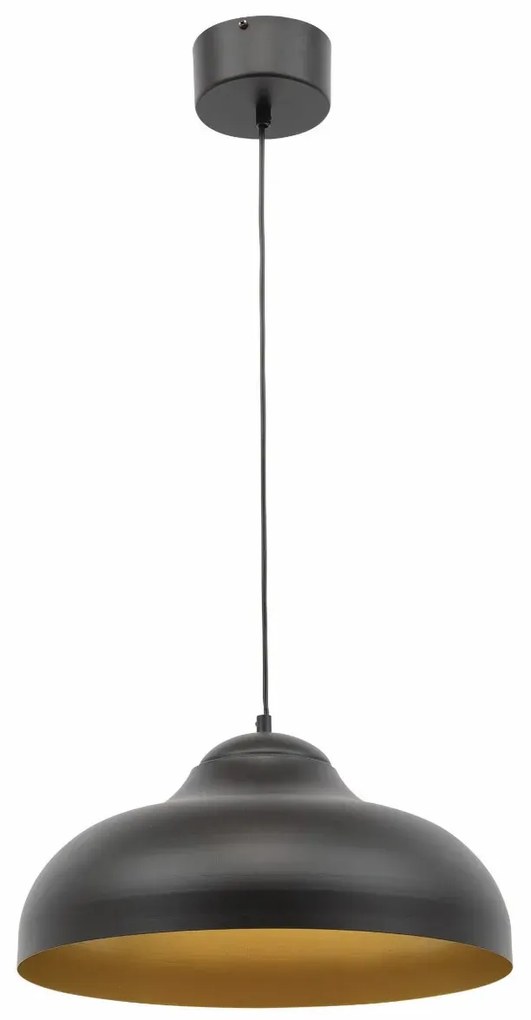 Lampa wisząca DESOLO czarna/złota ELTAP