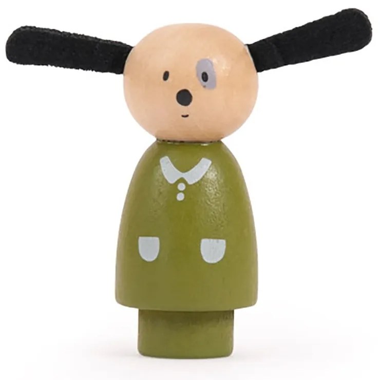 Drewniane auto zabawkowe La Grande Famille Car – Moulin Roty