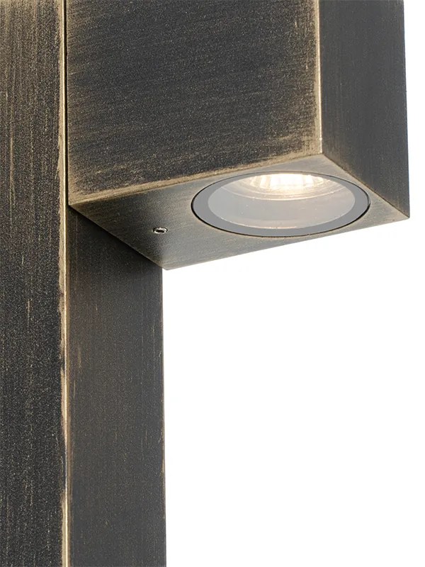 Zewnetrzna Industrialna lampa podłogowa zewnętrzna antyczne złoto 65 cm IP44 - BalenoPrzemysłowy Oswietlenie zewnetrzne