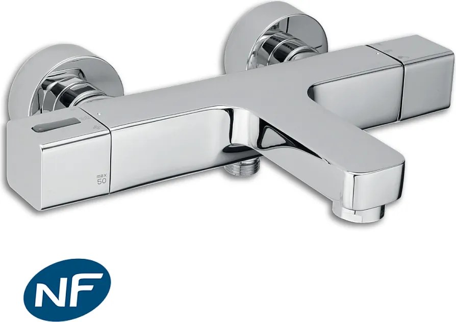 Voluto bateria wannowo-prysznicowa termostatyczna chromowana - Huber