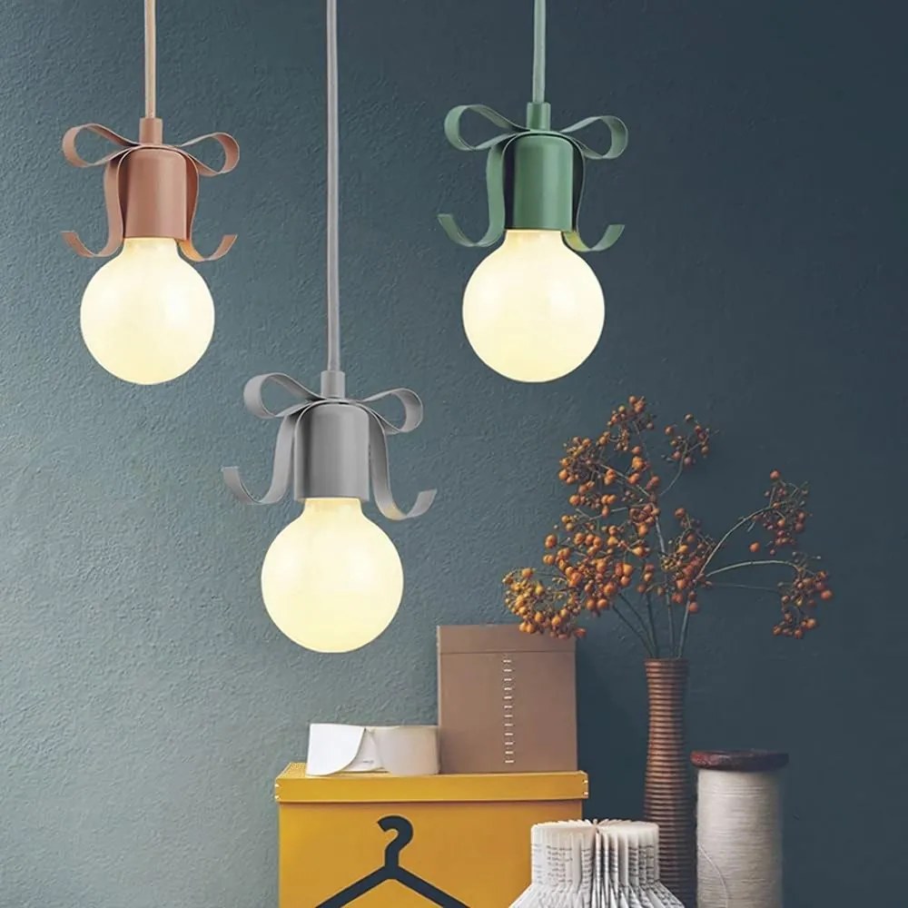 Lampa sufitowa wisząca APP188-1CP NARNI szara