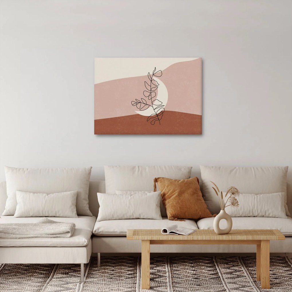 Obraz - Boho leaves N⁰2 (70x50 cm)