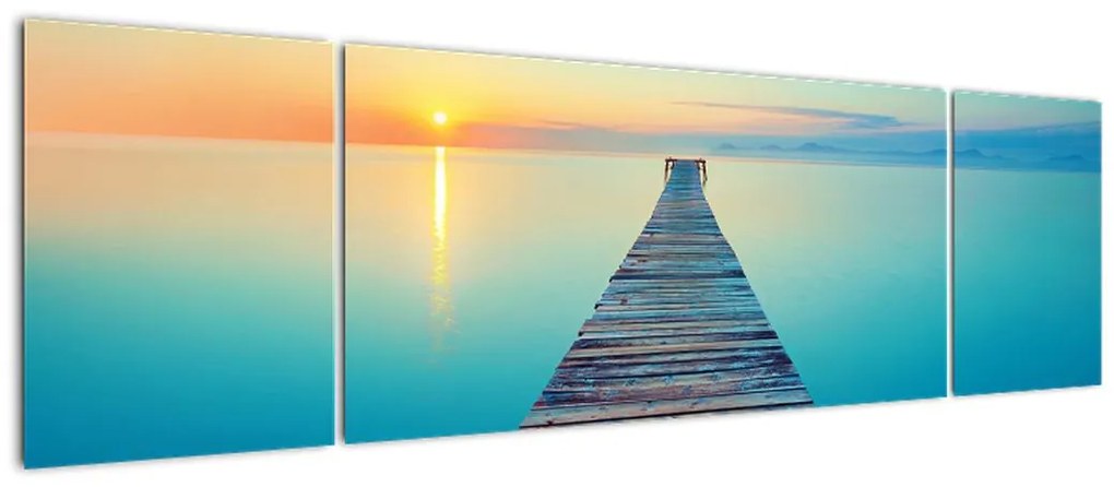 Obraz - Molo do nieskończoności (170x50 cm)