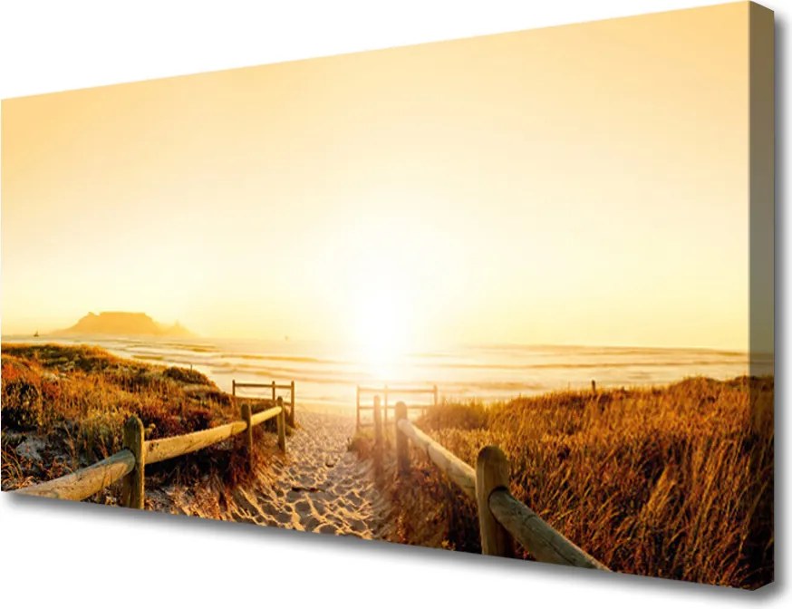 Obraz canvas Ścieżka na Wydmie