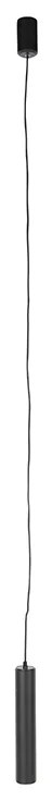 Designerska lampa wisząca czarna - Tuba Small Nowoczesny Oswietlenie wewnetrzne