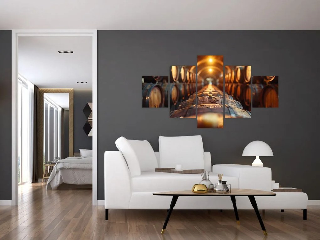 Obraz - Piwniczka na wino (125x70 cm)