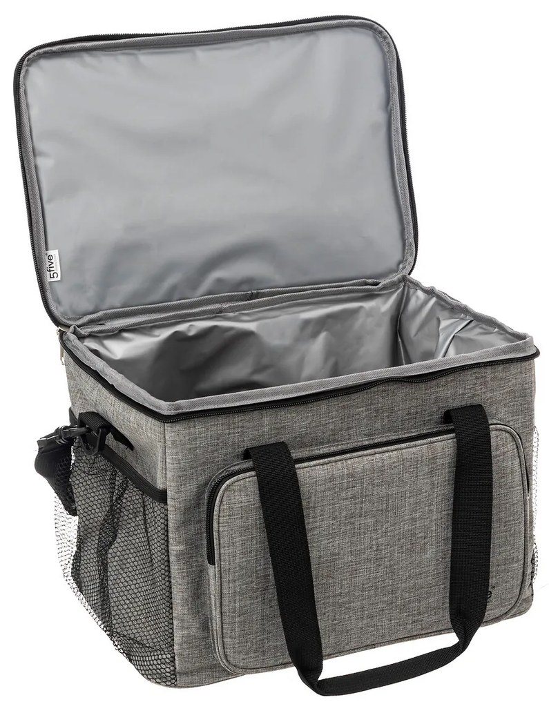 Torba termiczna na zakupy, szara, 20 l