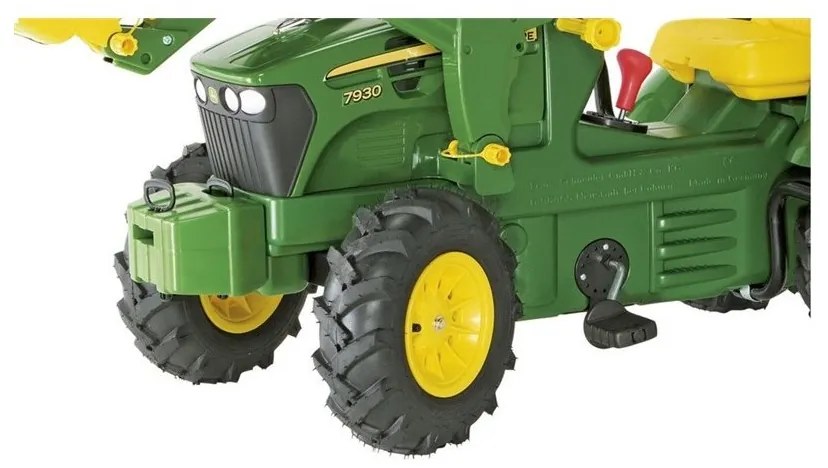 Rolly toys rollyfarmtrac john deere z biegami, pompowane koła z łyżką
