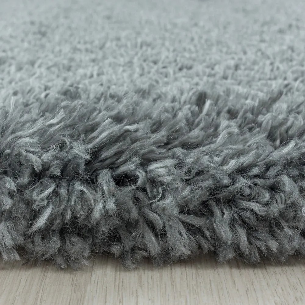 Szary okrągły dywan ø 160 cm Fluffy – Ayyildiz Carpets