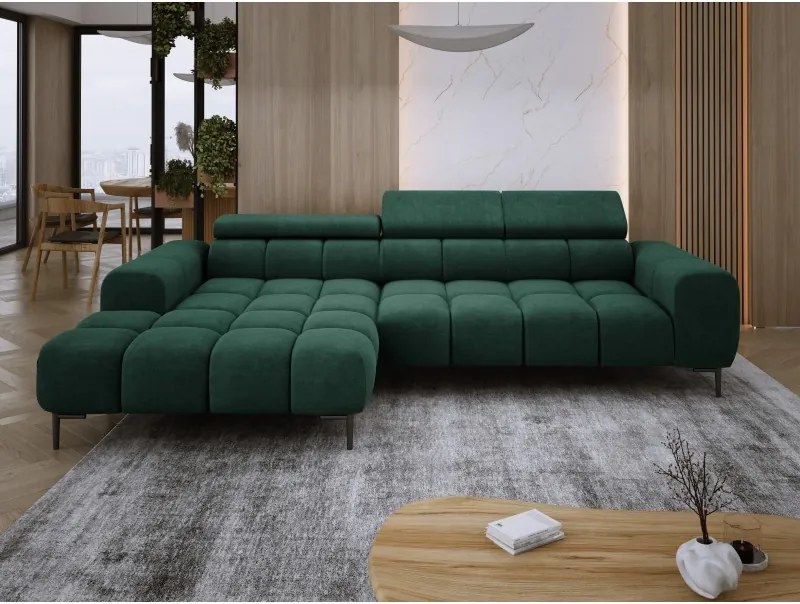 Narożnik PLAZA MINI Lewostronny w tkaninie CLOUD 39 WERSAL