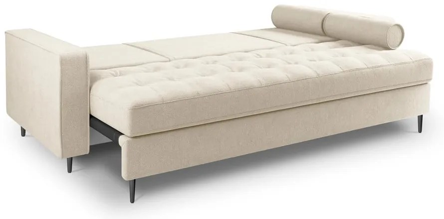 Jasnobeżowa rozkładana sofa Milo Casa Santo