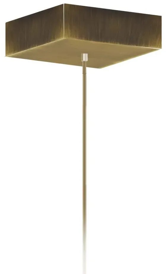 Pojedyncza lampa wisząca ze złotym stelażem - B8-E13