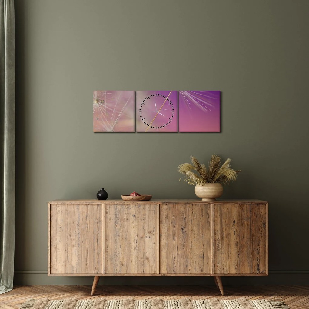 Zdjęcie szczęścia (z zegarem) (90x30 cm)