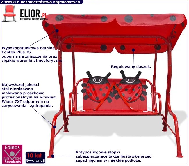 Huśtawka wolnostojąca dla dzieci W2-R32