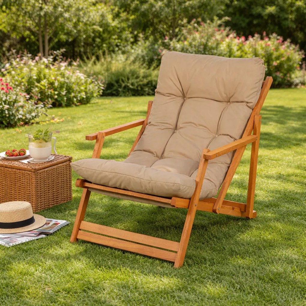 Krzesło ogrodowe Lona Brown