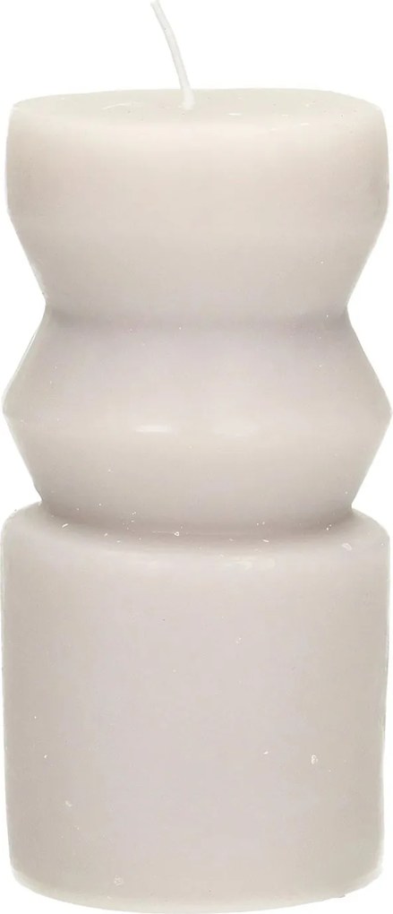 Świeca Cornelia 14cm light grey