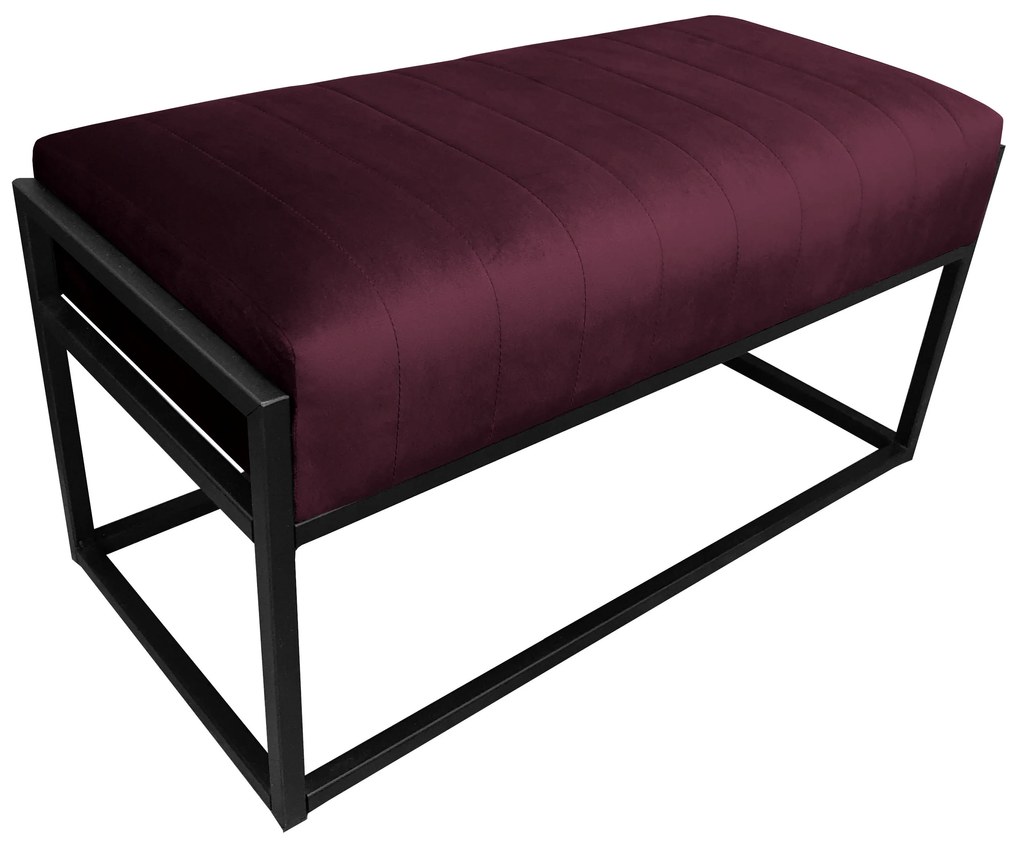 Ławka KAYA LOFT MG02 pufa podnóżek metal