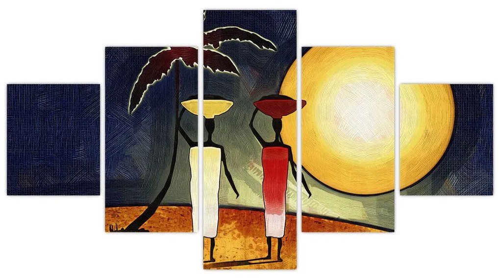 Obraz starożytnego obrazu (125x70 cm)