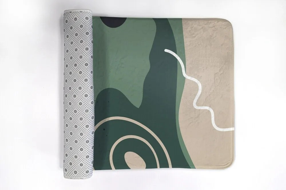 Dywanik antypoślizgowy do łazienki Dywanik antypoślizgowy do łazienki Geometryczny Wzór