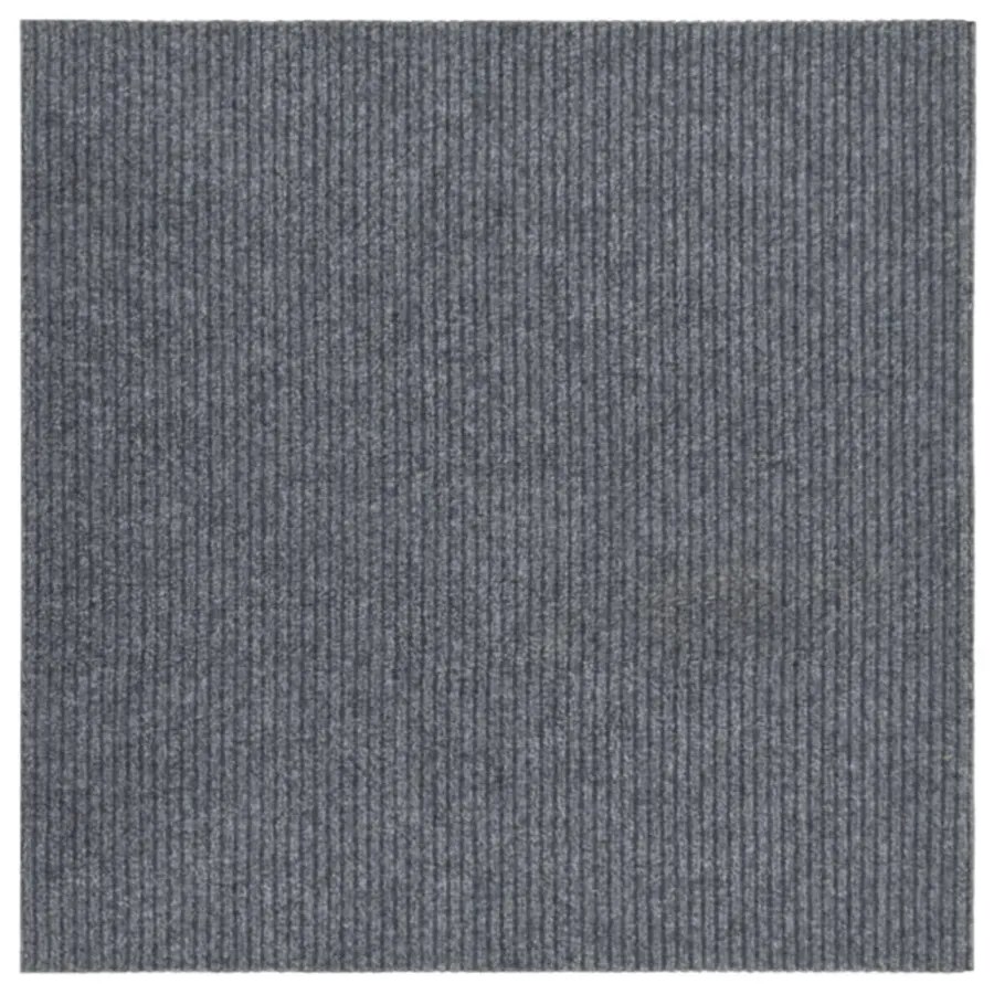 Szary dywan z prążkami 100x100 P1-C71